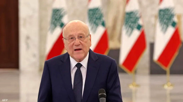 ميقاتي: الاستقرار يتحقق بوقف فوري لإطلاق النار وتنفيذ القرار 1701