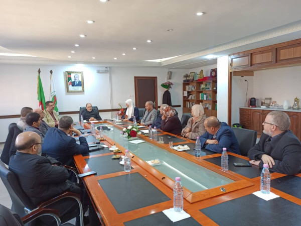 النائب نعيم تناقش تطورات القضية الفلسطينية مع رئيس حركة مجتمع السلم الجزائرية