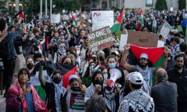 تصاعد الاحتجاجات الطلابية في الجامعات الأميركية ضد الحرب الإسرائيلية على غزة