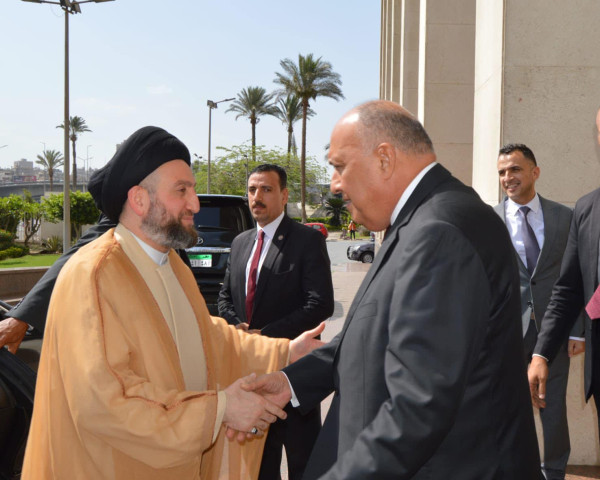 وزير الخارجية المصري: مهتمون بآلية التعاون الثلاثي مع العراق والأردن