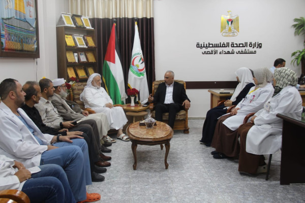 غزة: نواب الوسطى يتفقدون محافظة الشرطة ومستشفى شهداء الأقصى