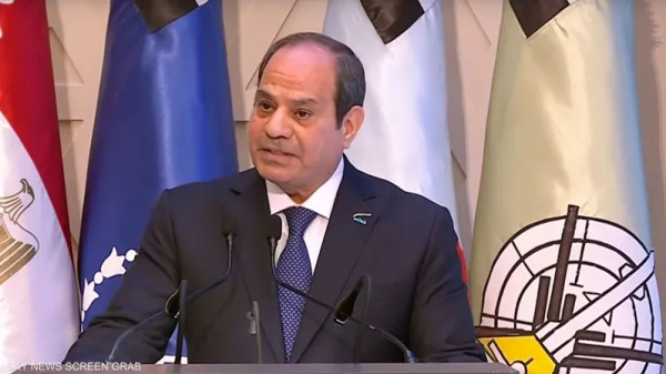 الرئيس المصري: حريصون على عدم تهجير الفلسطينيين من قطاع غزة