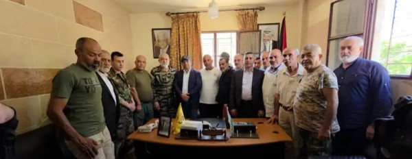 اللواء العبد يزور مخيم عين الحلوة ويؤكد اهتمام القيادة الوطنية بأمن أبناء الشعب الفلسطيني