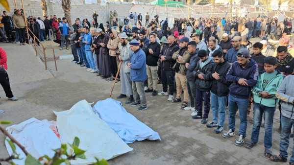 شهيدان في قصف إسرائيلي لمنطقة المغراقة وسط القطاع