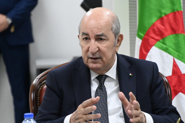الرئيس الجزائري: نتطلع إلى إنصاف الشعب الفلسطيني ومتمسكون بمبادرة السلام العربية