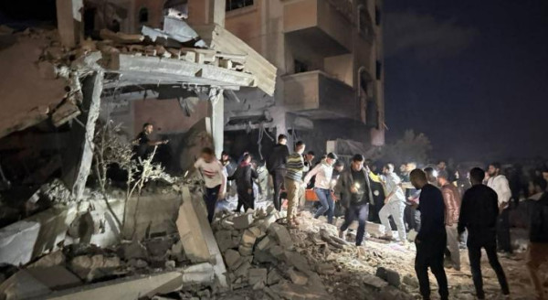 استشهاد مدير مركز شرطة غرب خانيونس بقصف إسرائيلي على منزله