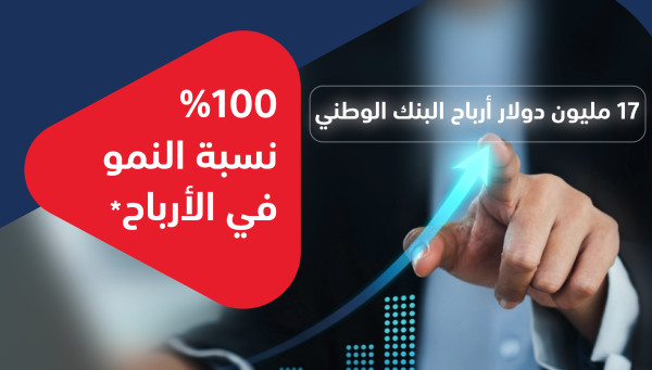 البنك الوطني يحقق أرباحاً تاريخية للعام 2022