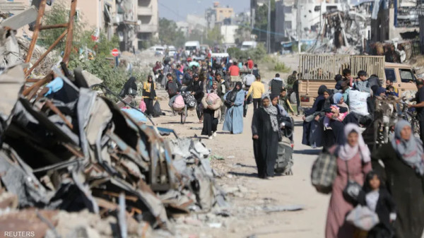 المنظمة الدولية للهجرة: 180 ألفا نزحوا في غزة خلال 10 أيام