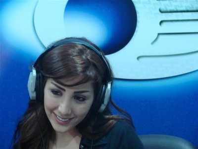 الفنانة دارين حدشيتي في إذاعة المدينة