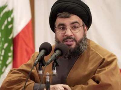 حسن نصرالله يدعو السوريين إلى الحفاظ على نظام الاسد