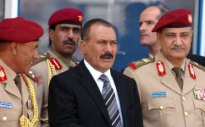 فيديو للرئيس اليمني أثناء إصابته