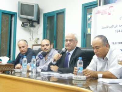 نادي الاسير وتحالف السلام الفلسطيني ينظمان ندوة سياسية في سلفيت