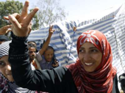 كرمان تهدي نوبل السلام إلى نشطاء الربيع العربي والمرابطين في اليمن