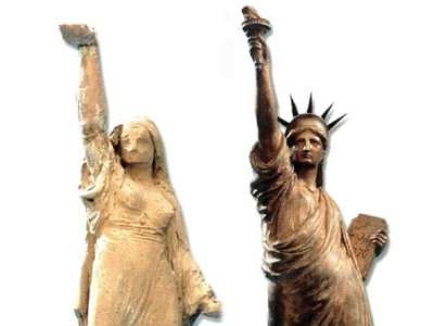 تمثال الحرية في نيويورك كان لفلاحة مصرية على مدخل قناة السويس