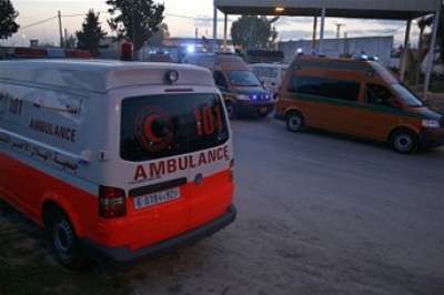 خمس إصابات بحادث إنقلاب مركبة شمال مدينة رام الله