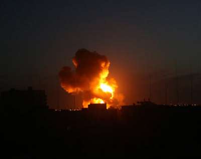 اصابة واحدة بانفجار داخلي شرق غزة