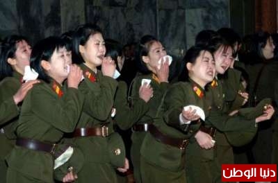 جيش كوريا الشمالية وشعبها يبكون بغزارة على وفاة زعيمهم.. فيديو .. صور