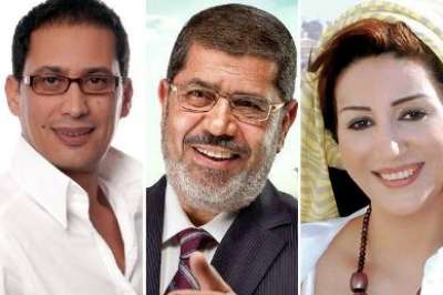 وفاء عامر: لا أخشى على الفن بعد فوز مرسي.. وأحمد عيد: مبروك لمصر