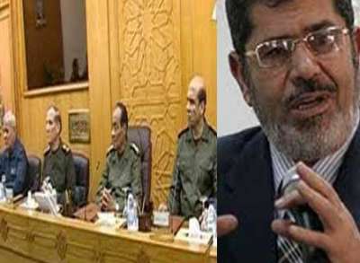 خلاف بين الرئيس والعسكرى على حقيبة الدفاع .. الرئيس مرسي يصر أن يعين قائد الحرس الجمهوري وزيرا للدفاع