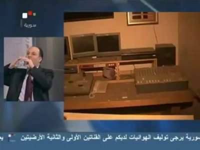 شرب الماء بنهار رمضان .. فقط على التلفزيون السوري