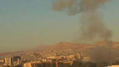 إنفجاران قويان يهزان دمشق بعد يوم دام