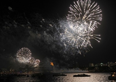 نيوزلاندا تحتفل بدخول عام 2013