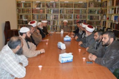 مجلس علماء فلسطين يزور النائب الحريري والمحافظ ابو ضاهر وقيادة حركة أمل والقوى الاسلامية