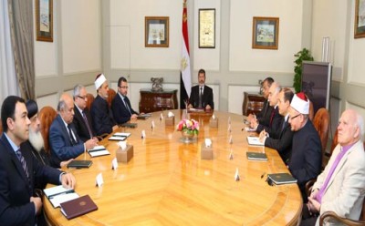 تفاصيل لقاء مرسي بقنديل وفهمي والطيب