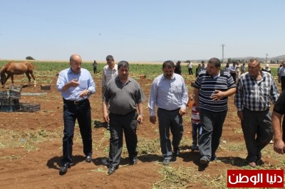 وفد أردني يزور شركة توب فيلد الزراعية في منطقة الكفير