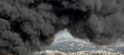 القيادة العامة : الانفجارات والحرائق ناجمة عن قصف من الطيران الاسرائيلي
