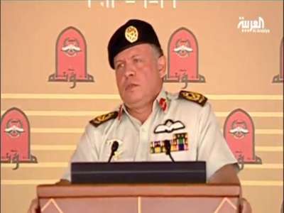 العاهل الأردني: قادرون على مواجهة أي تهديد من سوريا
