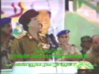 فيديو نادر : ماذا قال العقيد معمر القذافي عن اسلحة العرب