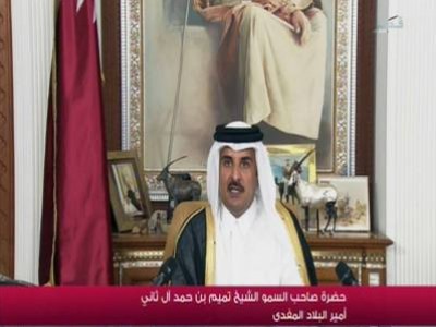 امير قطر الجديد: نرفض الطائفية ولا نحسب على تيار ضد آخر