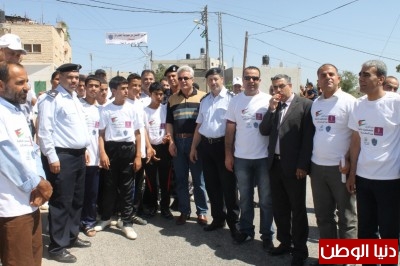 شرطة طوباس وبلدية عقابا ينظمان مارثون عقابا الأول بمناسبة اليوم العالمي لمكافحة المخدرات