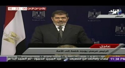 مرسي: لا بديل عن الشرعية.. وحياتي ثمناً للحفاظ عليها