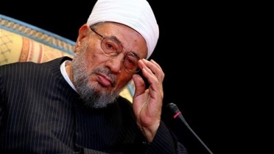 صحيفة تدّعي : تحديد إقامة الشيخ يوسف القرضاوي لتحريضه على أعمال العنف والقتل