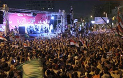 تزايد الأعداد فى اعتصام القوى الإسلامية بـ"رابعة"