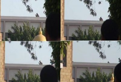 فيديو يظهر قنص متظاهري الاخوان عند الحرس الجمهوري