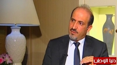 الجربا يدعو لهدنة في حمص خلال رمضان ويدعو المجتمع الدولي للضغط على النظام لحقن الدماء