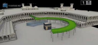 بالفيديو.. التلفزيون السعودي يوضح توسعات الحرم وكيفية استخدام الجسور المؤقتة للطواف برمضان