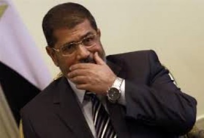 بالصور : الرئيس المعزول "محمد مرسي" في المسجد الاقصى