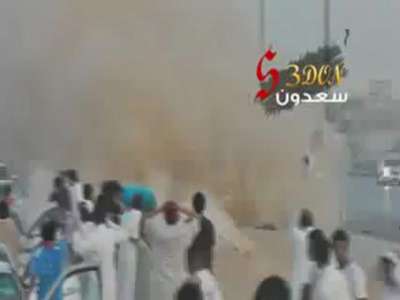 بالفيديو +18: حادث مؤلم في السعودية بعد "التفحيط"