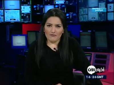 بالفيديو.. اختناق مذيعة قناة الآن على الهواء مباشرة بسبب سوريا