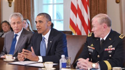 لقاءات إعلامية مكثفة لأوباما لإقناع الرأي العام بشأن الحرب على سورية