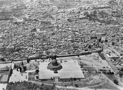 صورة جوية لمدينة القدس