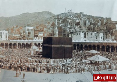بالصور ..مكة قبل ما يزيد عن مائة عام: صور أثرية لـ"الحرم المكي" تعود للعام 1907
