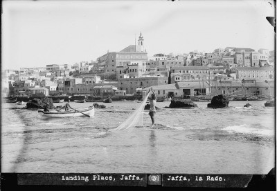 صورة من بحر يافا عام 1898