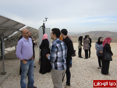طلبة الهندسة الكهربائية في جامعة الخضوري يزورون شركة كهرباء منطقة طوباس