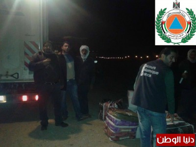 رغم منعهم من جيش الإحتلال : متطوعي دفاع مدني طمون يوزعون مساعدات إنسانية في الأغوار الشمالية