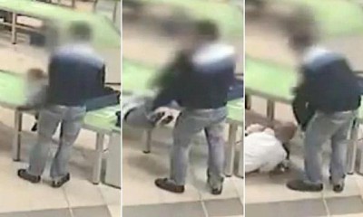 فيديو .. " حركة مذهلة" من موظف المطار تنقذ رضيعاً من سقوط مؤلم